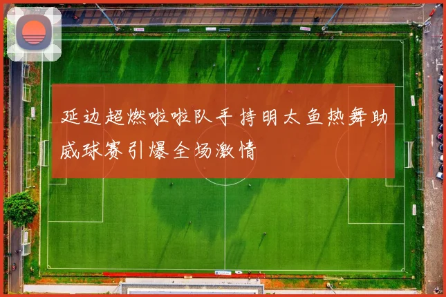 延边超燃啦啦队手持明太鱼热舞助威球赛引爆全场激情